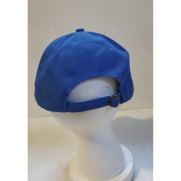 Bud Blue Baseball Cap/ Hat, white embroidered Bud Light Logo on front (I) - Picture 2 of 3